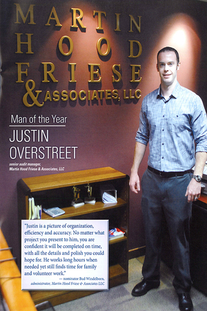 Justin Overstreet Named as Man of the Year from Central Illinois Business Magazine