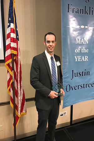 Justin Overstreet Named as Man of the Year from Central Illinois Business Magazine