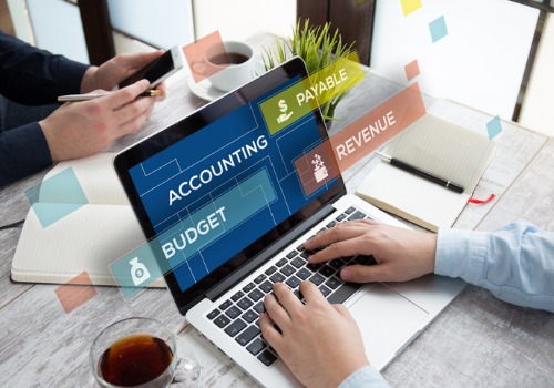 Accounting Services on laptop in East Peoria IL